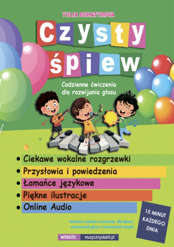 🎤🌟"Czysty Śpiew" – Ćwiczenia Wokalne dla Początkujących (6–10 lat)